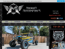 Tablet Screenshot of madiganmotorsports.com